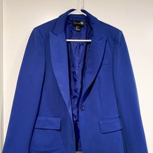 Women's Royal Blue Forever 21 Blazer M